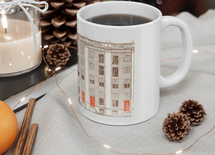 Amsterdam Canal Houses by Johan Teyler Ceramic Mug 11oz