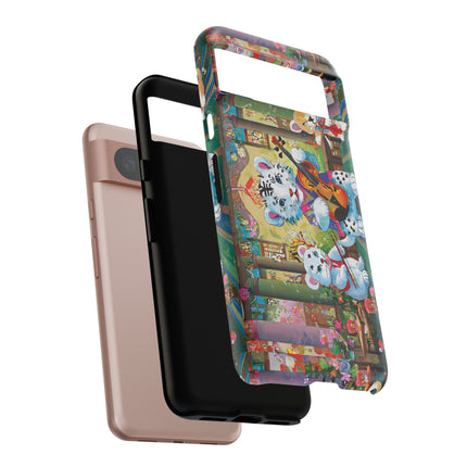 Melodies of the Snow Lion Cub Phone Cases