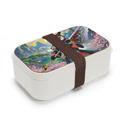 Cyberpunk Samurai Owl Bento Lunch Box