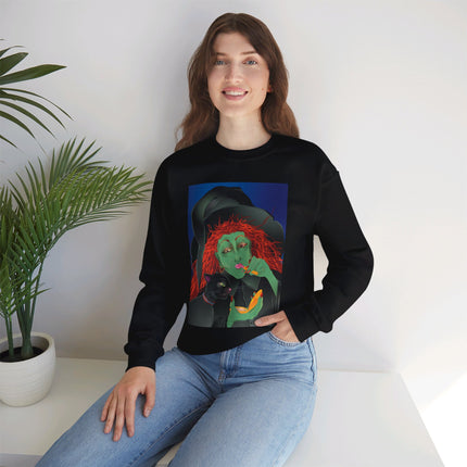 Mirror, Mirror A Witch's Touch Women’s Unisex Heavy Blend™ Crewneck Sweatshirt