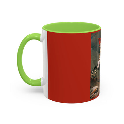 Napoleon Crossing the Alps by Jacques-Louis David Colorful Mugs (11oz, 15oz)