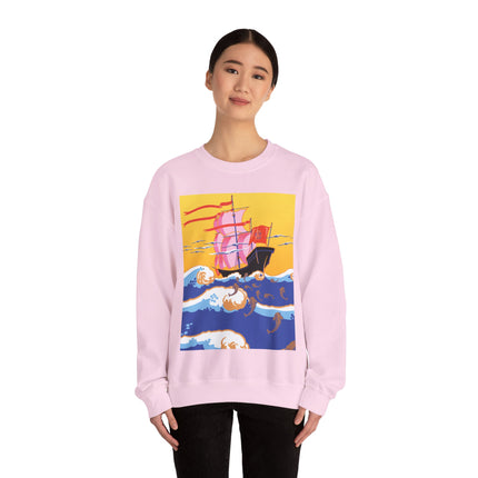 Golden Seas and Whimsical Dreams Heavy Blend™ Crewneck Sweatshirt
