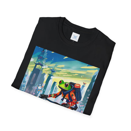 Cyberpunk Frog Softstyle T-Shirt