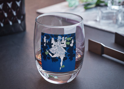 Where is my boy tonight by Ralph Barton Whiskey Glass