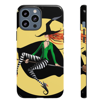 A Witch’s Moonlit Flight Phone Cases