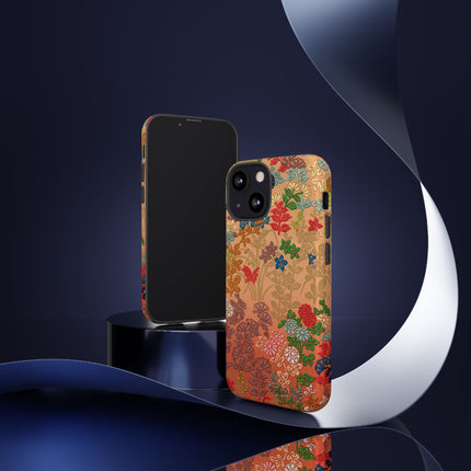 Ornamental Japanese Flower Pattern Phone Cases