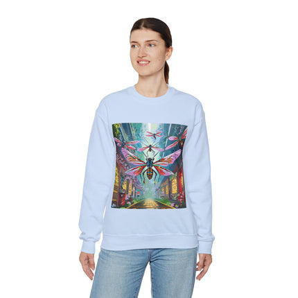 Neon Swarm Unisex Heavy Blend™ Crewneck Sweatshirt