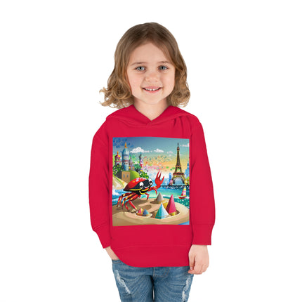 Crab Architect Toddler Pullover Fleece Hoodie