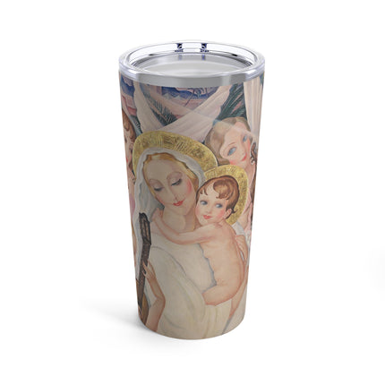 Madonna with Child Surrounded by Musical Angels by Gerda Wegener Tumbler 20oz