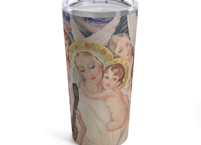 Madonna with Child Surrounded by Musical Angels by Gerda Wegener Tumbler 20oz