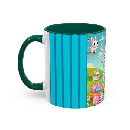 Springtime Kitten’s Easter Joy Colorful Mugs (11oz, 15oz)