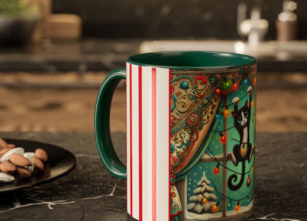 Mischief in Tinselland Colorful Mugs (11oz, 15oz)
