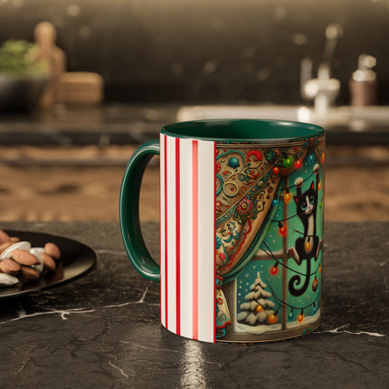 Mischief in Tinselland Colorful Mugs (11oz, 15oz)