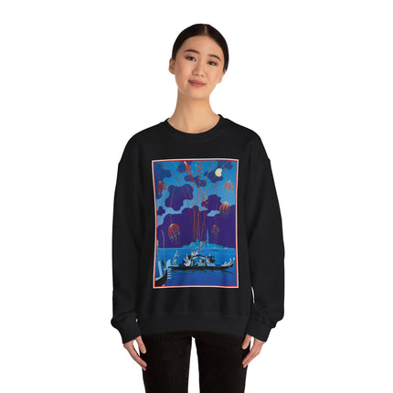 Fireworks in Venice by George Barbier Heavy Blend™ Crewneck Sweatshirt