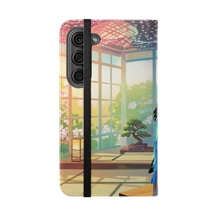 🎧🦜 Parrot DJ Flip Case – Neon Beats & Cyber Groove