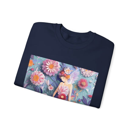 Aster Fairy Unisex Heavy Blend™ Crewneck Sweatshirt