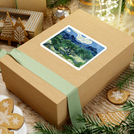 Olive Trees by Vincent Van Gogh Kiss-Cut Stickers (4 Sizes)