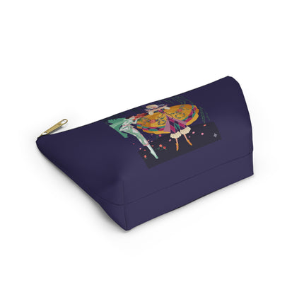 Enchanted Courtship Cosmetic Bag – Whimsical Elegance & Floral Romance