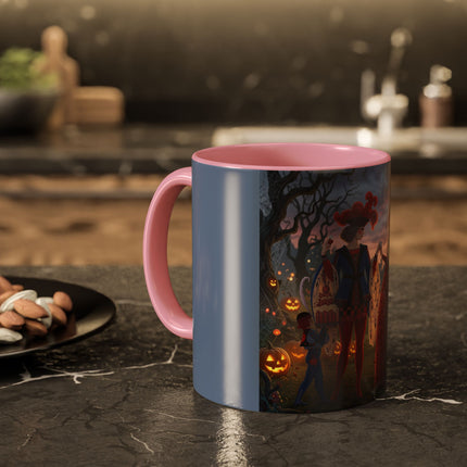 ♥️🎃 The Queen Of Hearts Halloween Masquerade Colorful Mug – Royal Halloween Fantasy