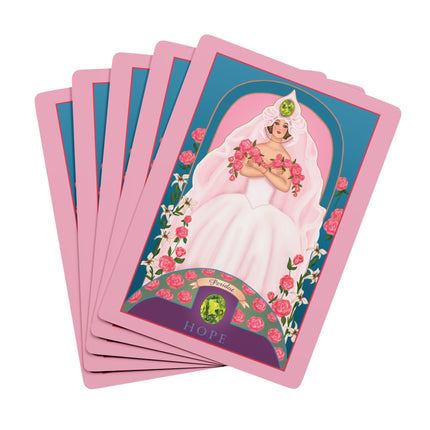 August & Peridot (from the Gem Series) by Sofia Chiostri Playing Cards