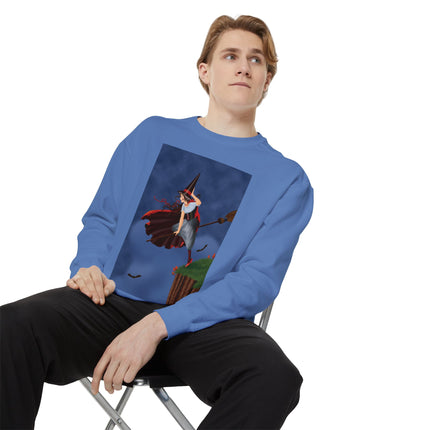 The Enchanted Witch Unisex Garment-Dyed Sweatshirt