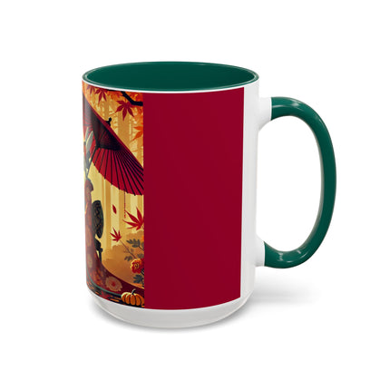 Theatrical Harvest Rabbit Colorful Mugs (11oz, 15oz)