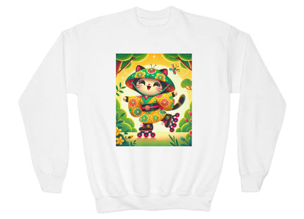 Firefly Dance on Wheels Youth Crewneck Sweatshirt