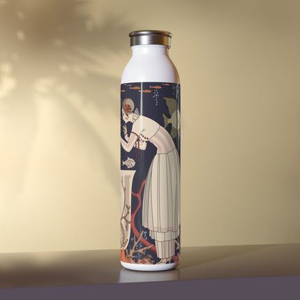 The Dazzling Little Fish by George Barbier Slim Water Bottle