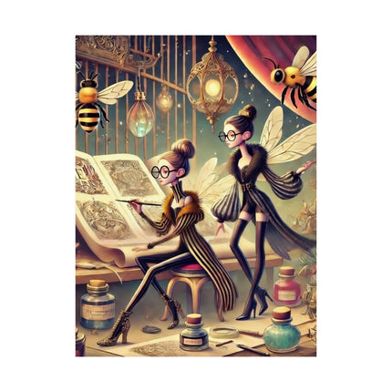 🧚✒️ Fairy Designers Matte Vertical Poster – Whimsical Creativity & Enchanted Craft