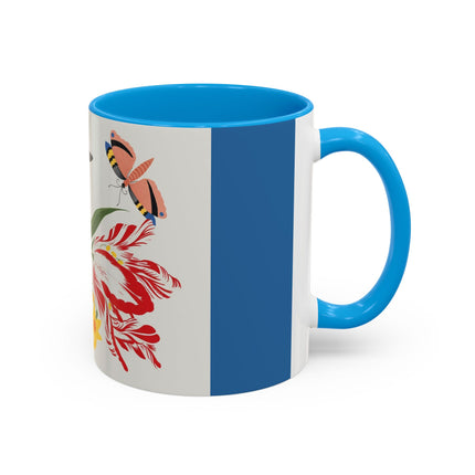 Woodpecker & Tulip Colorful Mugs – Vibrant Spring & Bold Beauty