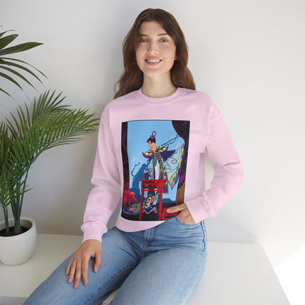 A Visual Journey by Umberto Brunelleschi Women's Heavy Blend™ Crewneck Sweatshirt