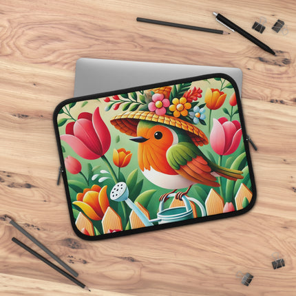 The Little Garden Tender Laptop Sleeve – Sunshine, Care & Storybook Charm