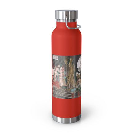 Mitsukuni Defying the Skeleton Spectre by Utagawa Kuniyoshi Copper Vacuum Insulated Bottle, 22oz