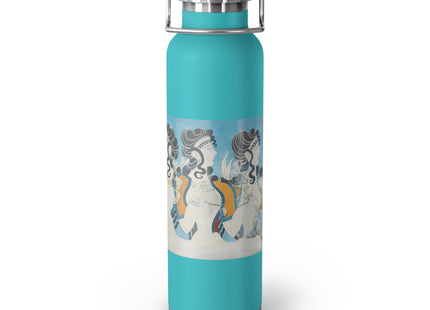 Reproduction of Ladies in Blue by Emile Gilliéron Copper Vacuum Insulated Bottle, 22oz