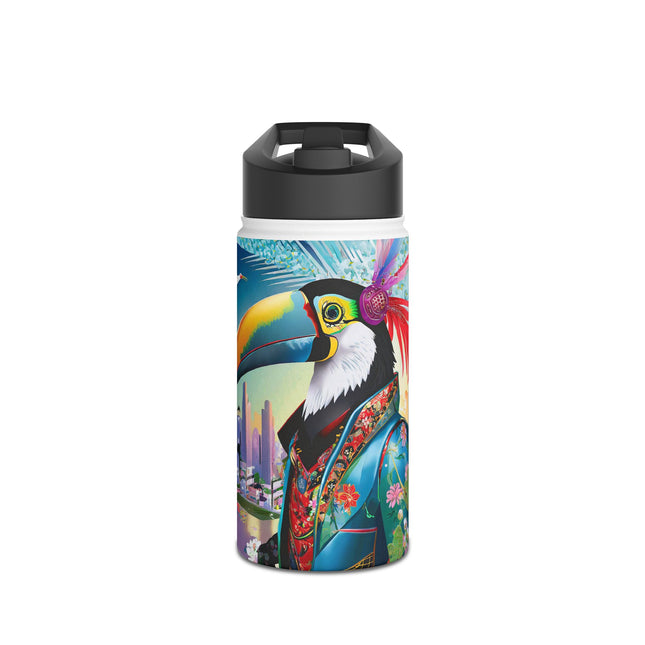 Cyber Toucan Chic Stainless Steel Water Bottle
