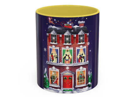 A Christmas Eve Celebration Colorful Mugs (11oz, 15oz)