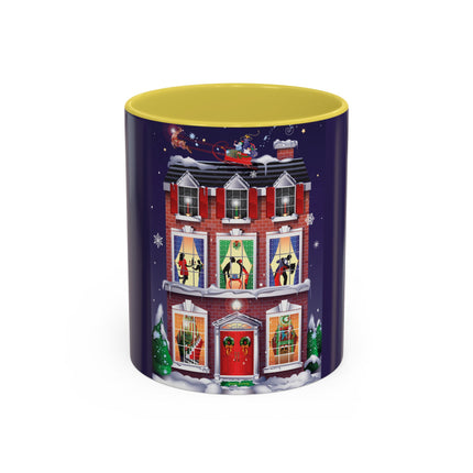 A Christmas Eve Celebration Colorful Mugs (11oz, 15oz)