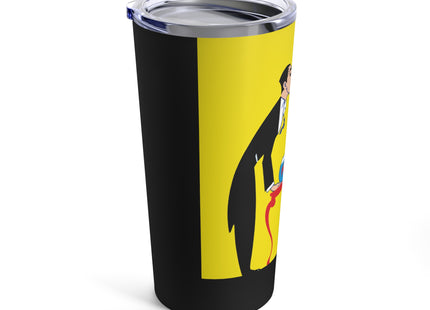 A Moment of Elegance: A Passionate Embrace Amidst Golden Splendor Tumbler 20oz
