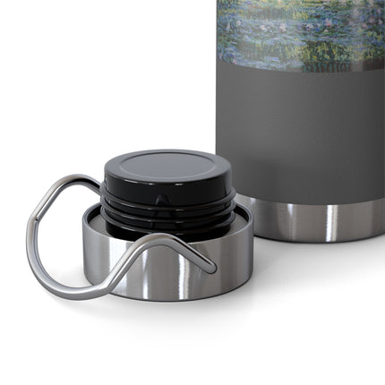 Water Lilies and Japanese Bridge by Claude Monet Copper Vacuum Insulated Bottle, 22oz