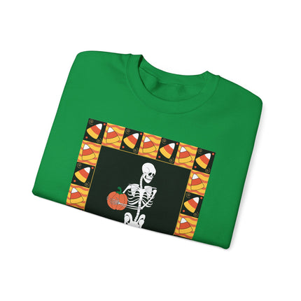 Candy Corn Skeleton Unisex Heavy Blend™ Crewneck Sweatshirt