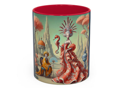The Seahorse Court Colorful Mugs (11oz, 15oz)