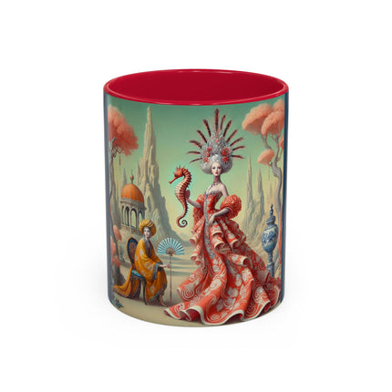 The Seahorse Court Colorful Mugs (11oz, 15oz)