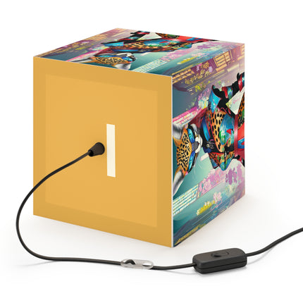 Cyber Cat Glamour Light Cube Lamp
