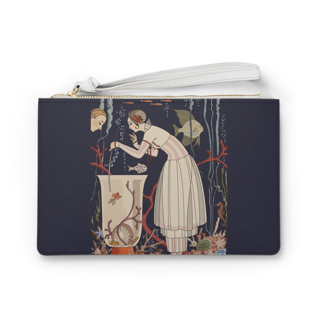 The Dazzling Little Fish by George Barbier Clutch Bag