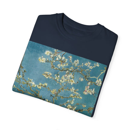 Almond Blossom by Vincent van Gogh Unisex Garment-Dyed T-shirt