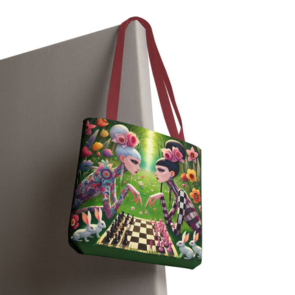 The Spring Gambit: A Fairy’s Move Tote Bag – Whimsical Chess & Spring Magic
