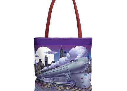 The Art Deco Bullet Train Tote Bag (AOP)