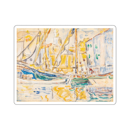 Saint-Tropez by Paul Signac Kiss-Cut Stickers (4 Sizes)