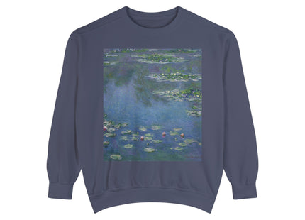 Water Lilies by Claude Monet Unisex Garment-Dyed Sweatshirt