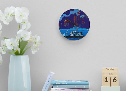 Fireworks in Venice by George Barbier Acrylic Wall Clock